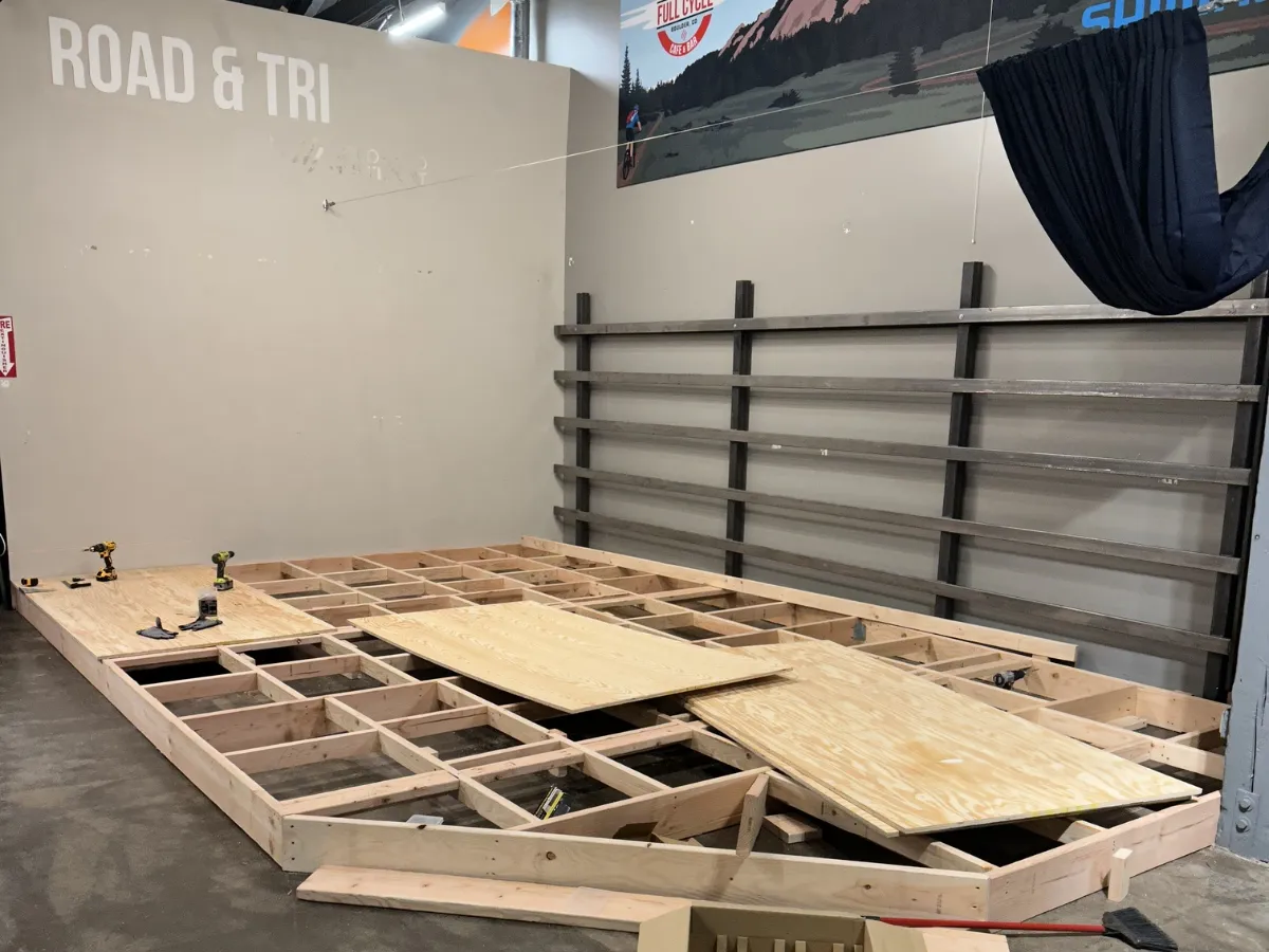 Custom Stage and Bike Display Build project photo 2 in Boulder