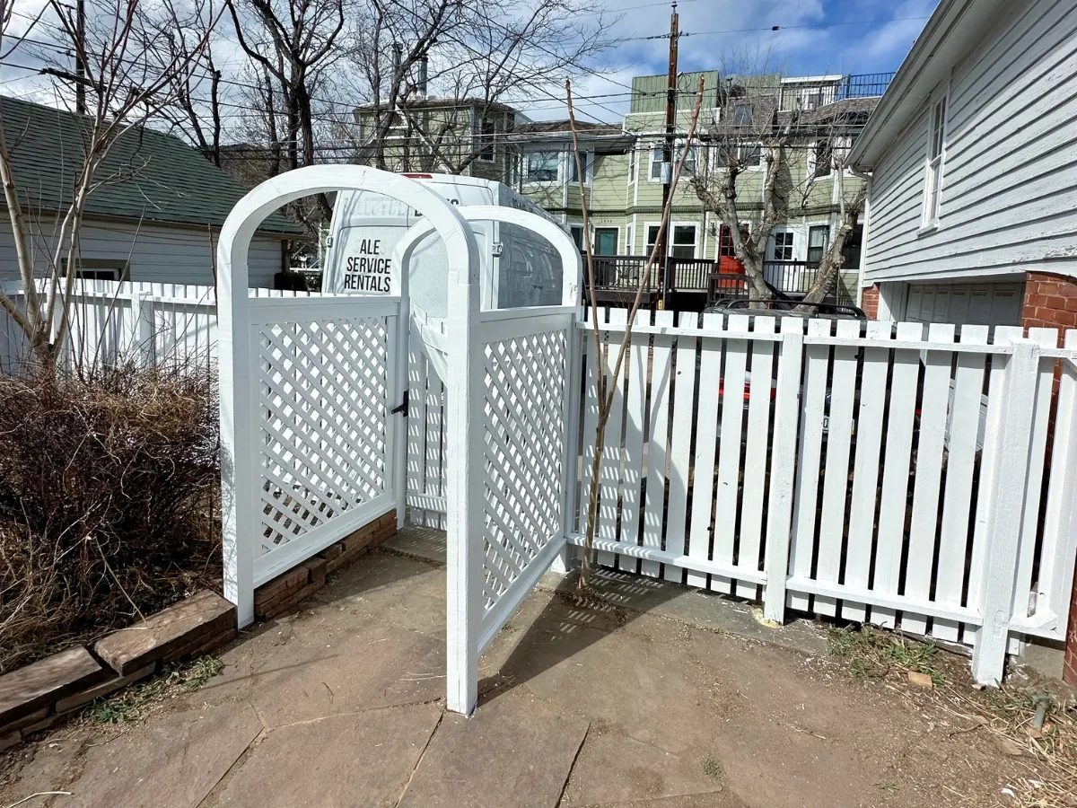 Custom Wood Fence and Arched Gate project photo 3 in Boulder